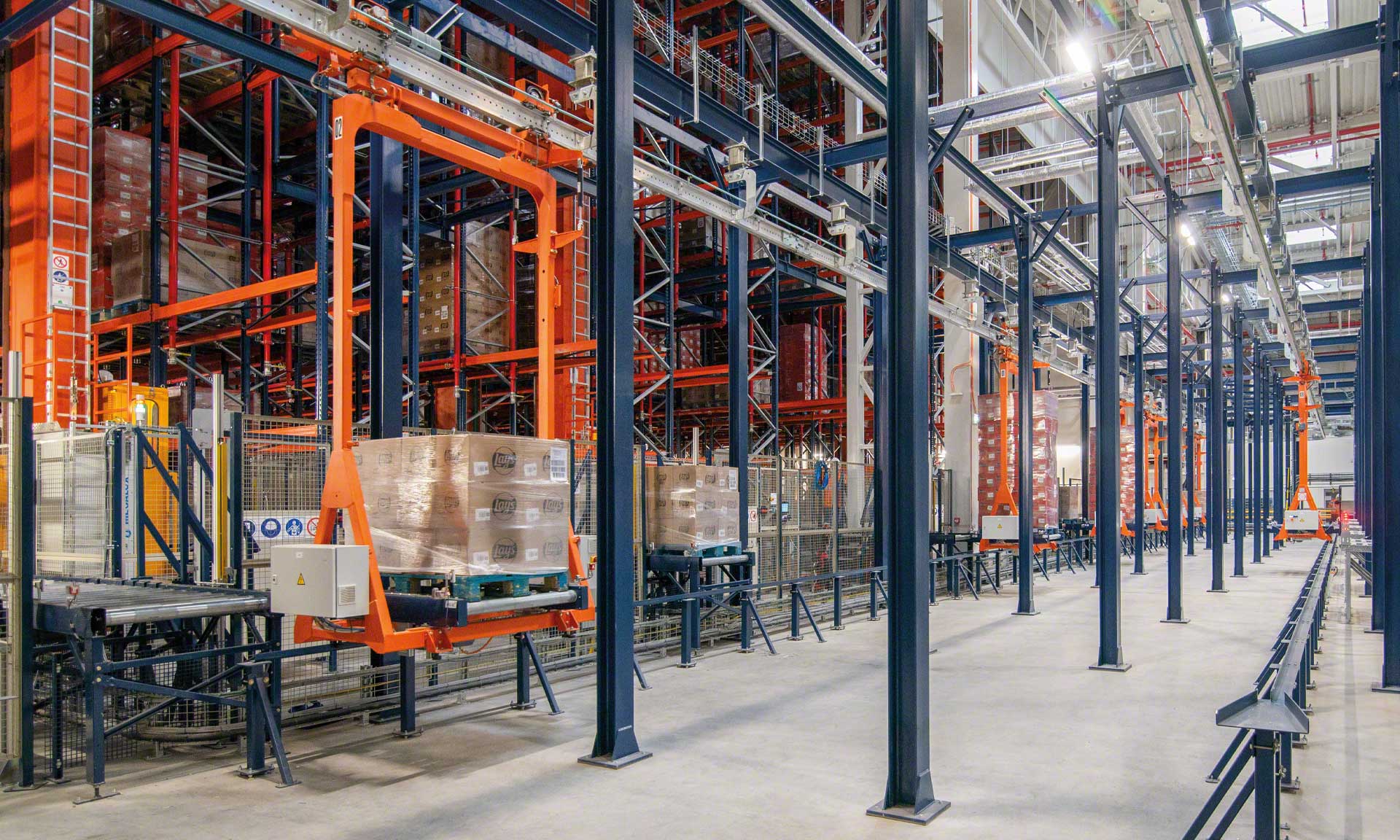 PepsiCo automates its warehouse to distribute thousands of pallets of potato chips