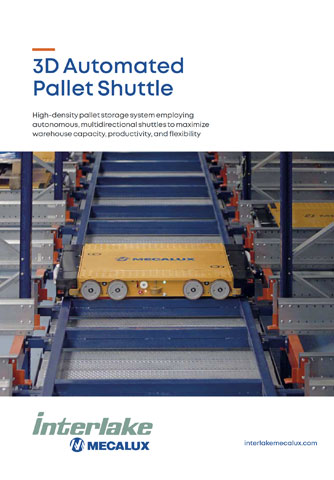 3D Automated Pallet Shuttle