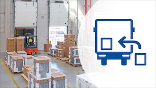 Monitor vehicle movements in the warehouse yard and eliminates bottlenecks