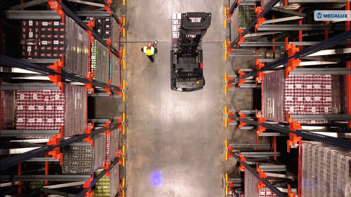 Mecalux powers Coca-Cola HBC’s beverage storage with Pallet Shuttle technology
