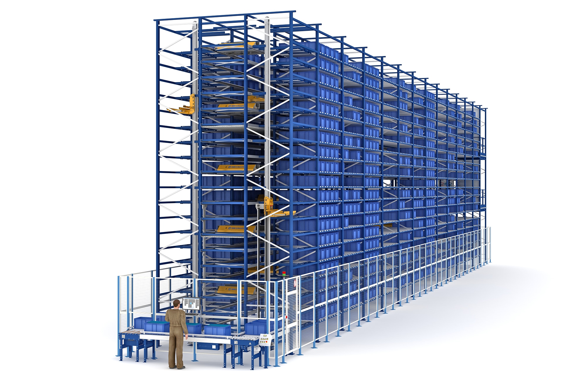The Shuttle System is specifically designed to enhance order picking of cases