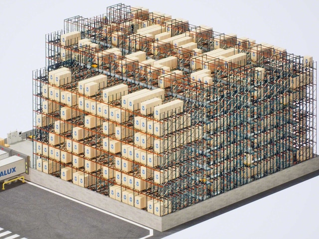 The 3D Pallet Shuttle optimizes space and expands capacity