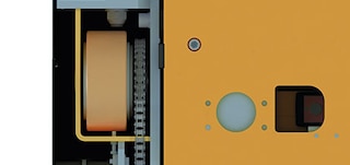 The 4-Way Pallet Shuttle incorporates 4 aisle running wheels