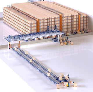 Automatic Pallet Shuttle system can be adapted to low-bay warehouses
