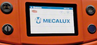 Each AMR robot has a screen for inquiring about its status and maintenance tasks