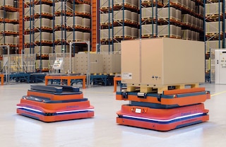 Autonomous mobile robots speed up internal pallets flows
