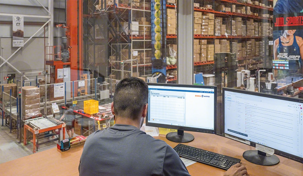Jim Sports has digitalized its warehouse with Easy WMS and three additional modules