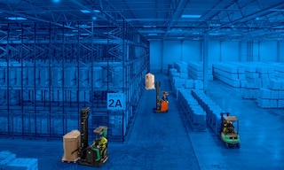 A forklift capacity chart shows the maximum load a machine can safely handle