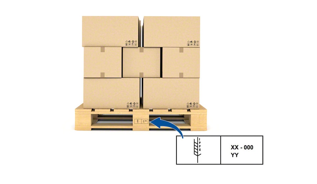Heat-treated pallets must be marked with an ISPM 15-compliant stamp