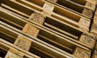 A heat-treated pallet is designed to prevent the spread of pests when exporting goods