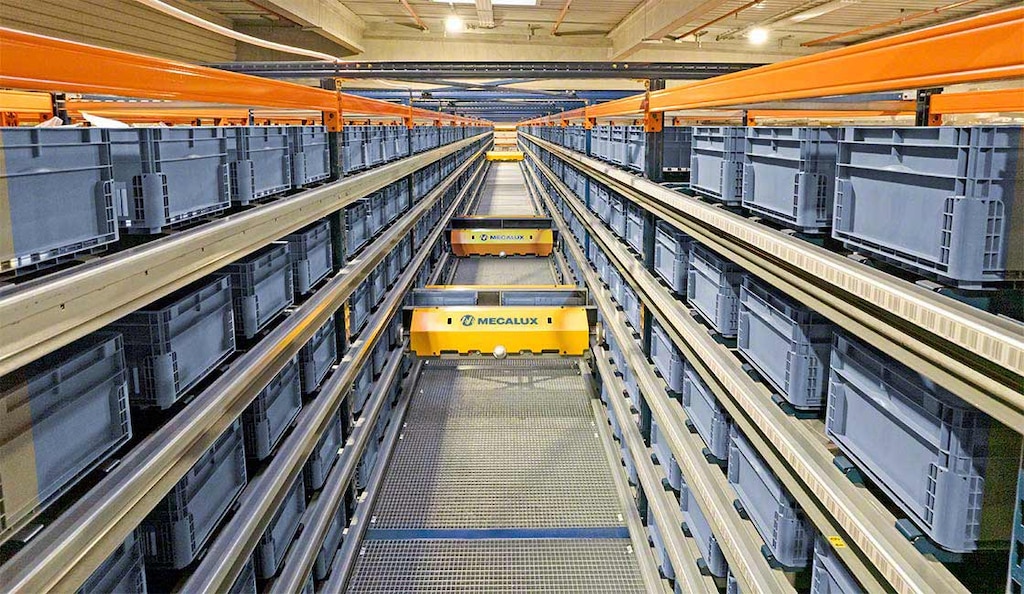 The Shuttle System is a high-density storage system designed to streamline order picking