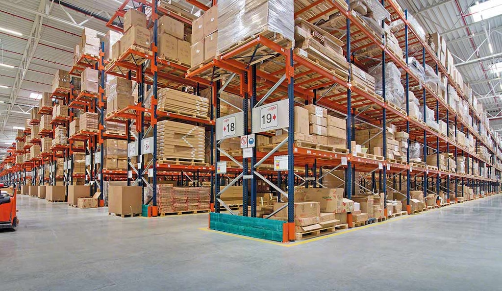 Proper signage in warehouse areas helps maintain order