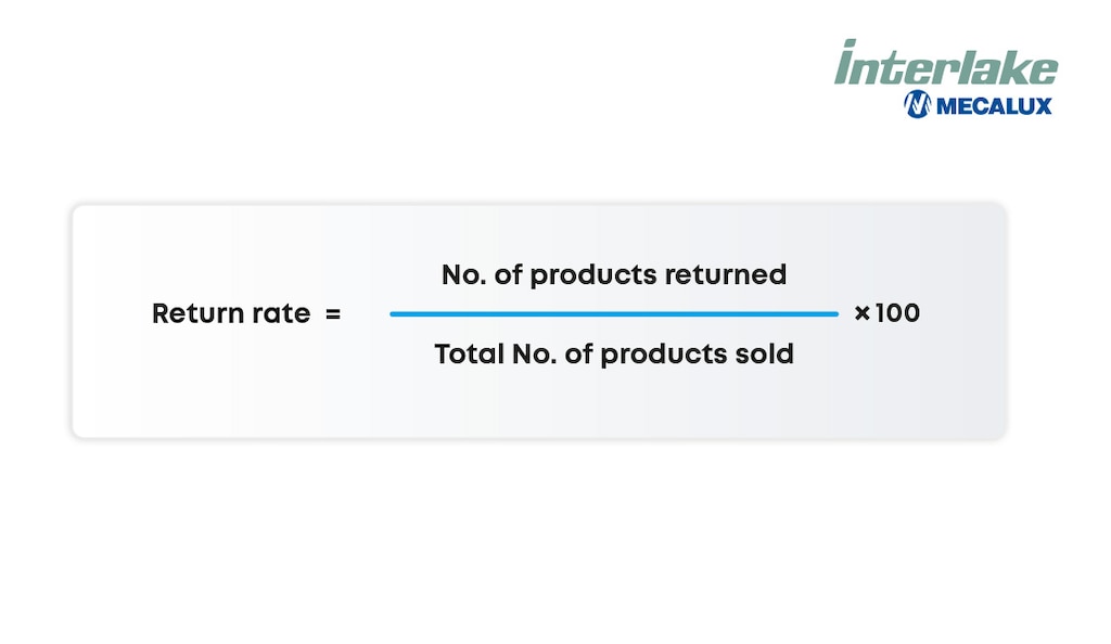 The return rate is an indicator of customer satisfaction, product quality, and operational efficiency