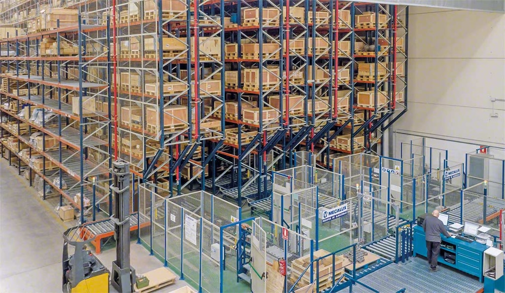 Industrial automation makes it possible to receive and ship goods without manual handling