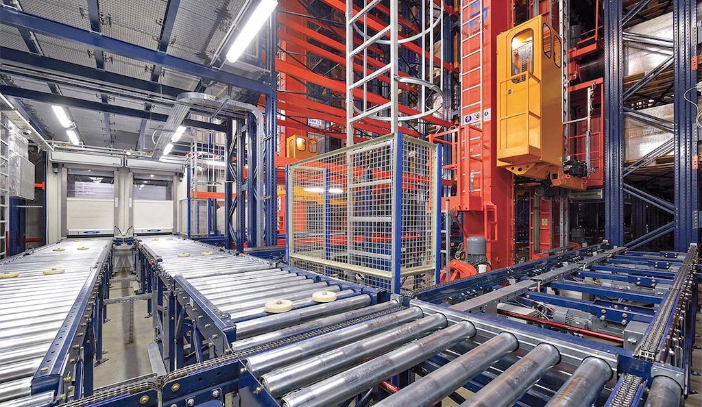 Takeda’s automated rack-supported building in Poland uses an oxygen reduction system with nitrogen to maintain oxygen concentrations below 15%