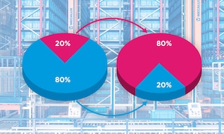 Pareto law: optimizing logistics processes with the 80/20 rule