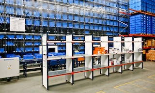 Putwall for efficient order fulfillment in ecommerce warehouses