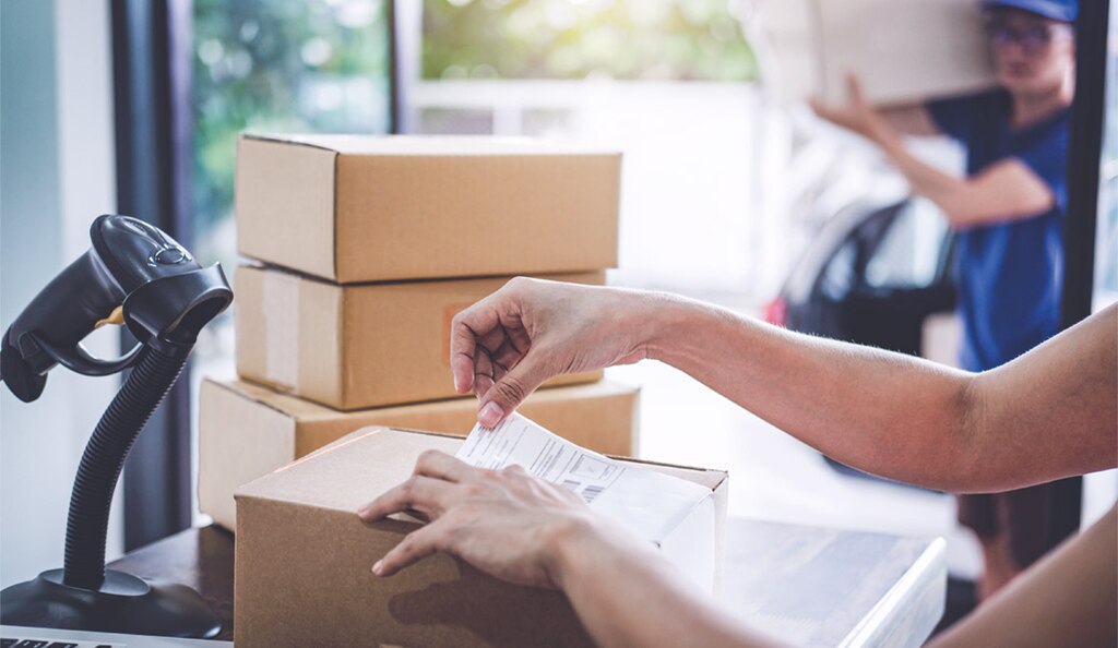 In reverse logistics, products are sent back to a warehouse or sorting facility