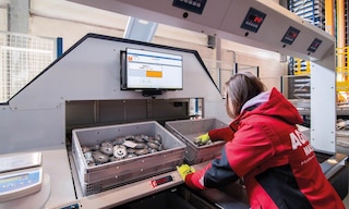 Split case picking involves retrieving products one by one to assemble an order