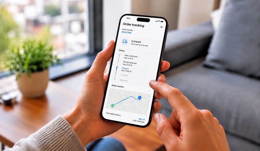 Effective visibility enables order tracking and reliable service