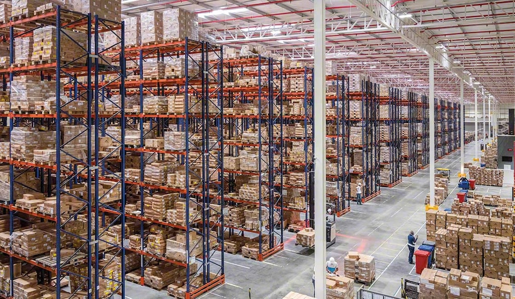 Pallet racking maximizes vertical space