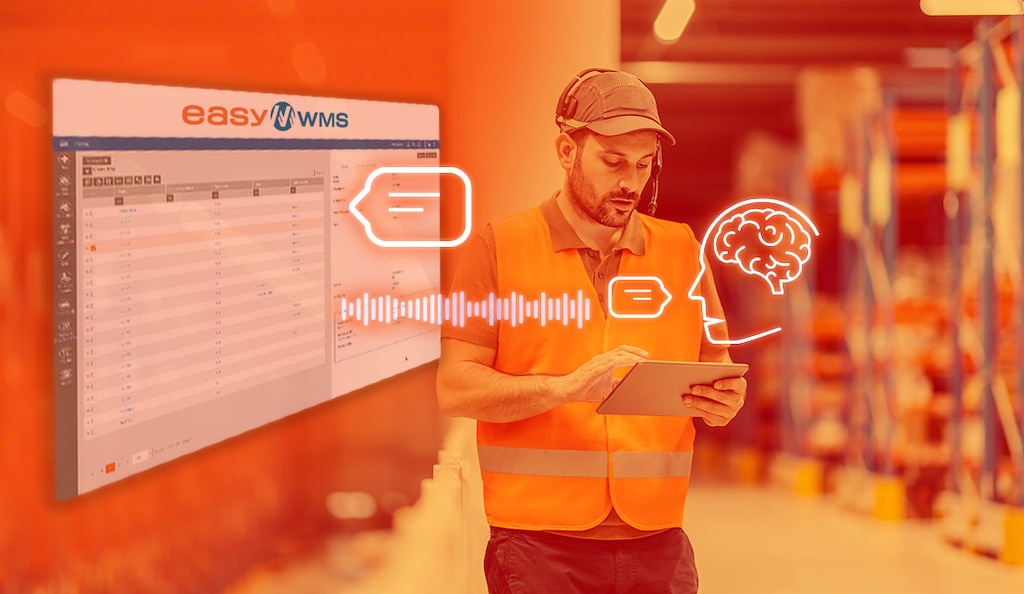 Voice-directed warehousing systems process responses using AI
