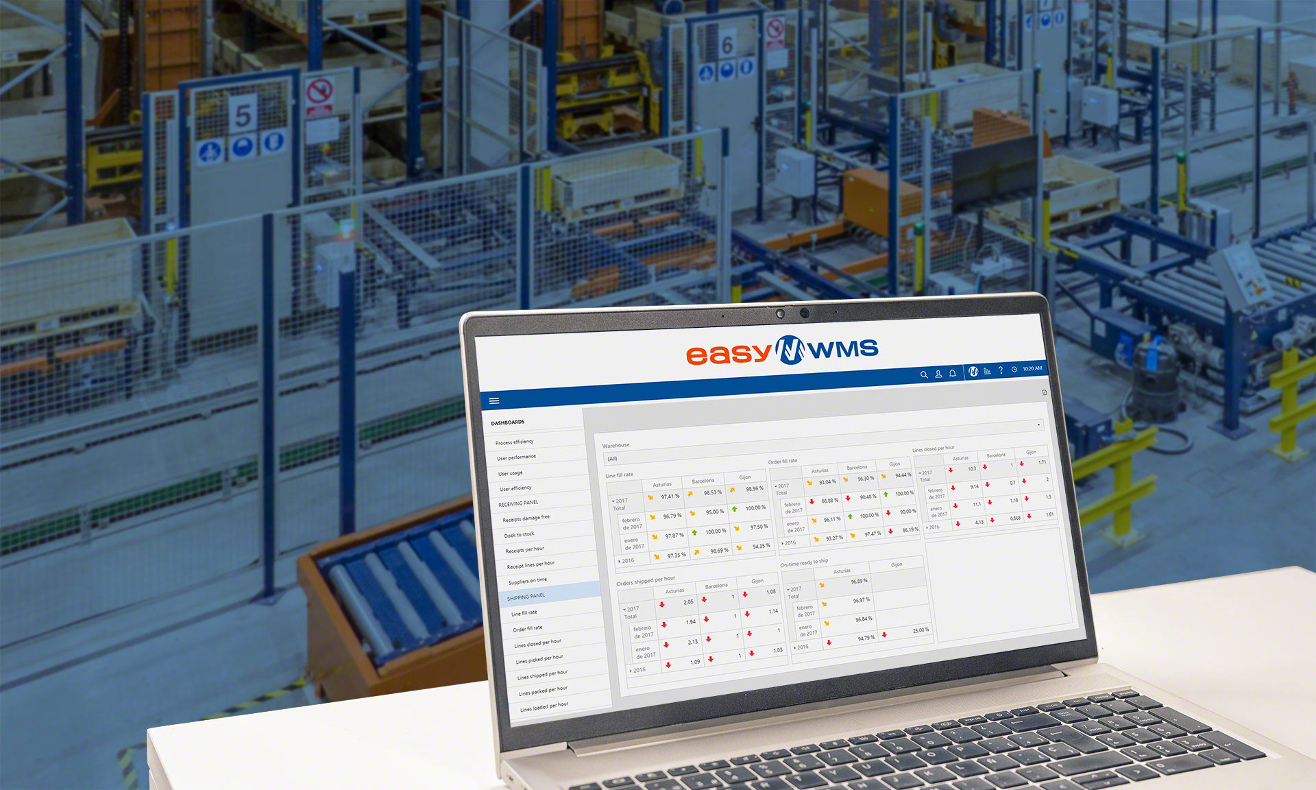Warehouse management system examples - Interlake Mecalux
