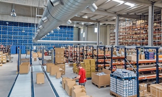 Warehouse ventilation regulates temperature and air quality, protecting goods and workers