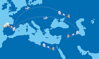 Zone skipping consists of consolidating shipments and sending them to a target hub, avoiding certain geographic areas