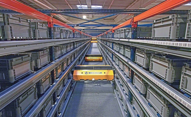 Shuttle System in the Manitou Group warehouse in France Shuttle System in the Manitou Group warehouse in France