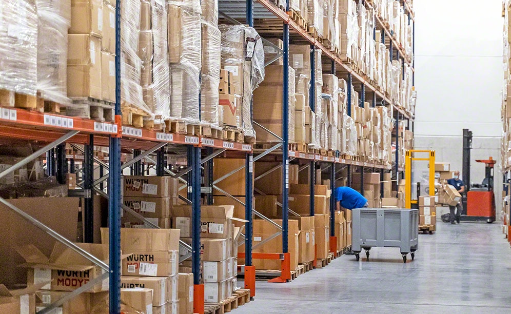 Supply Chain Analytics Software controls the status of Würth Modyf's warehouse
