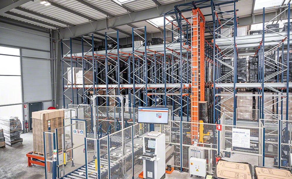 Verlhac's AS/RS provides capacity for 2,240 pallets 