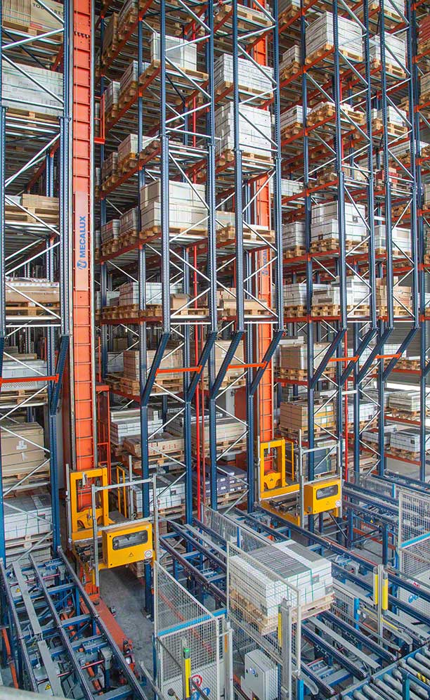 The warehouse design takes into account VM Matériaux's growth perspectives