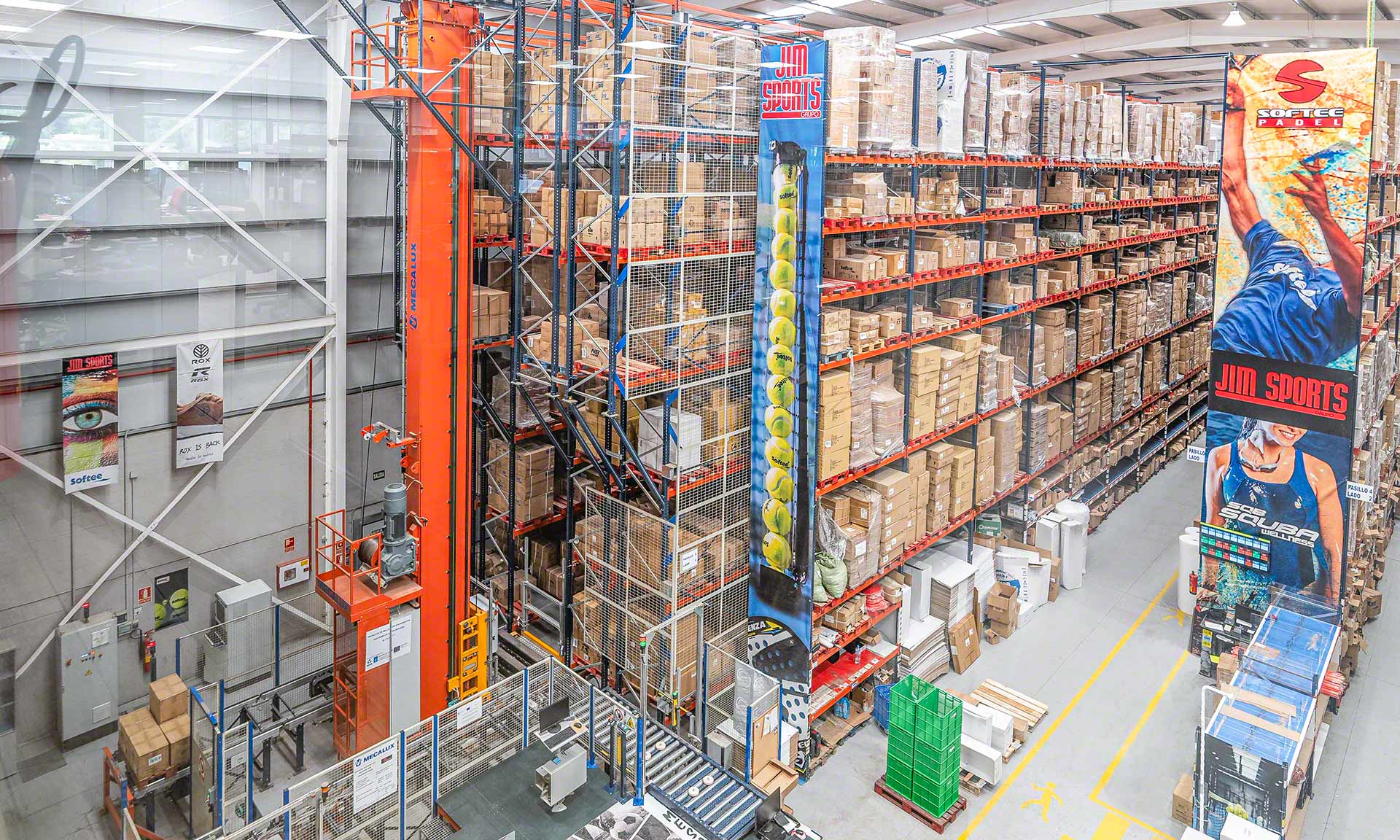 Jim Sports automates and digitalizes its sporting goods warehouse in Palas de Rei, Spain