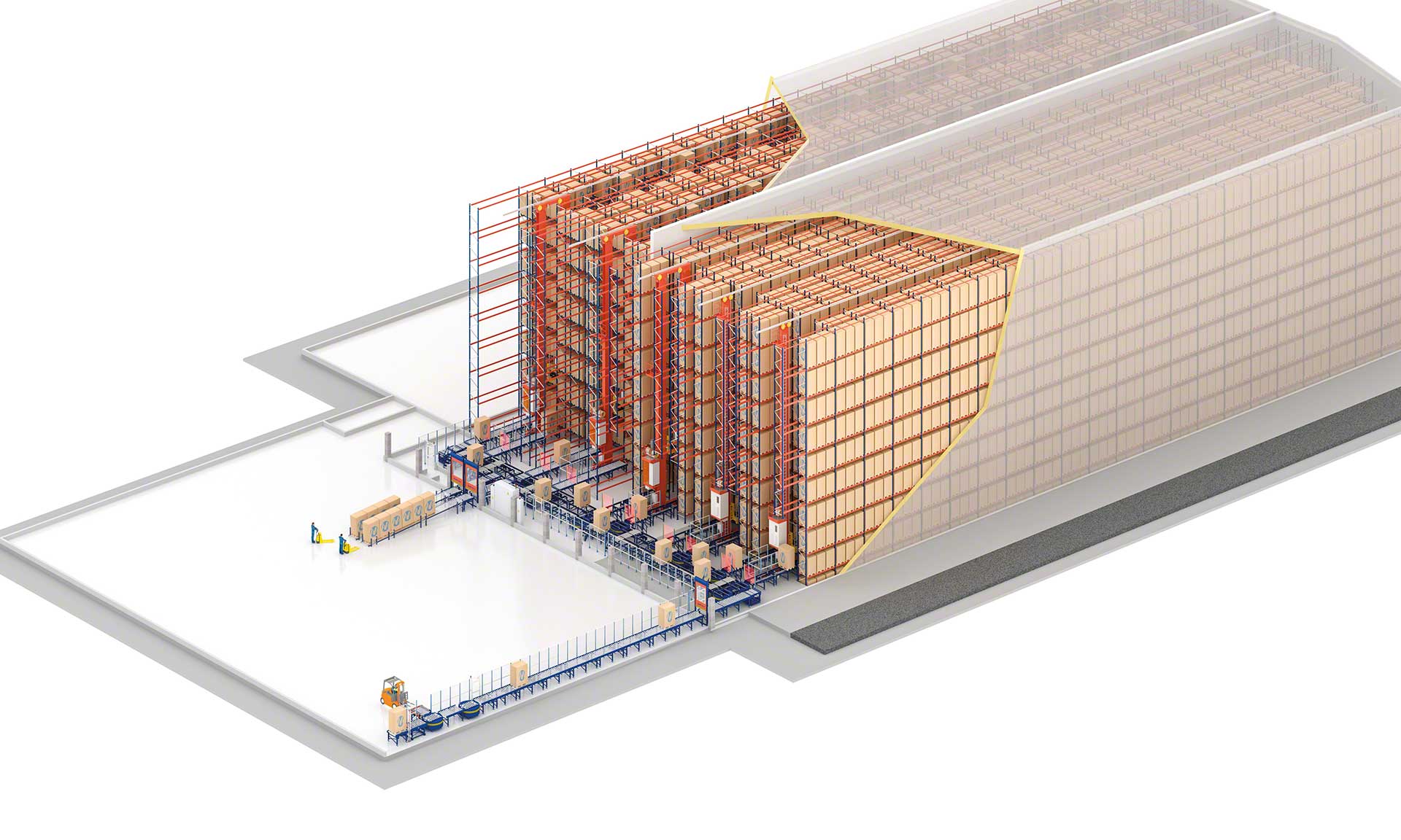 Cardboard packaging manufacturer WOK Brodnica automates storage of finished goods Cardboard packaging manufacturer WOK Brodnica automates storage of finished goods