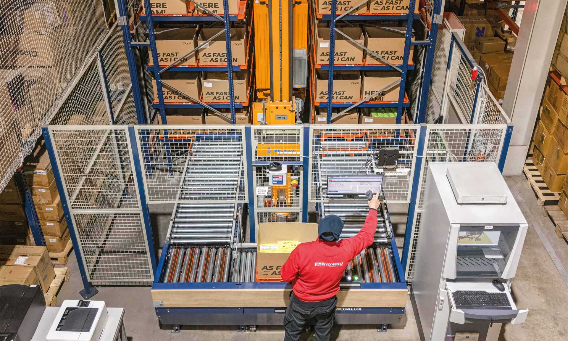 Get Impressed streamlines warehouse operations with a mini-load system near Turin