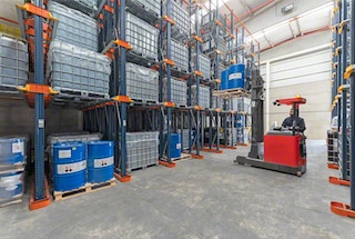 Drive-in racking reduces costs related to logistics floor space Drive-in racking reduces costs related to logistics floor space