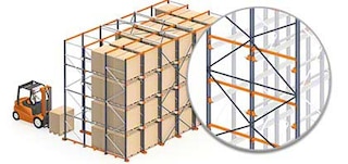 Vertical cross-bracing