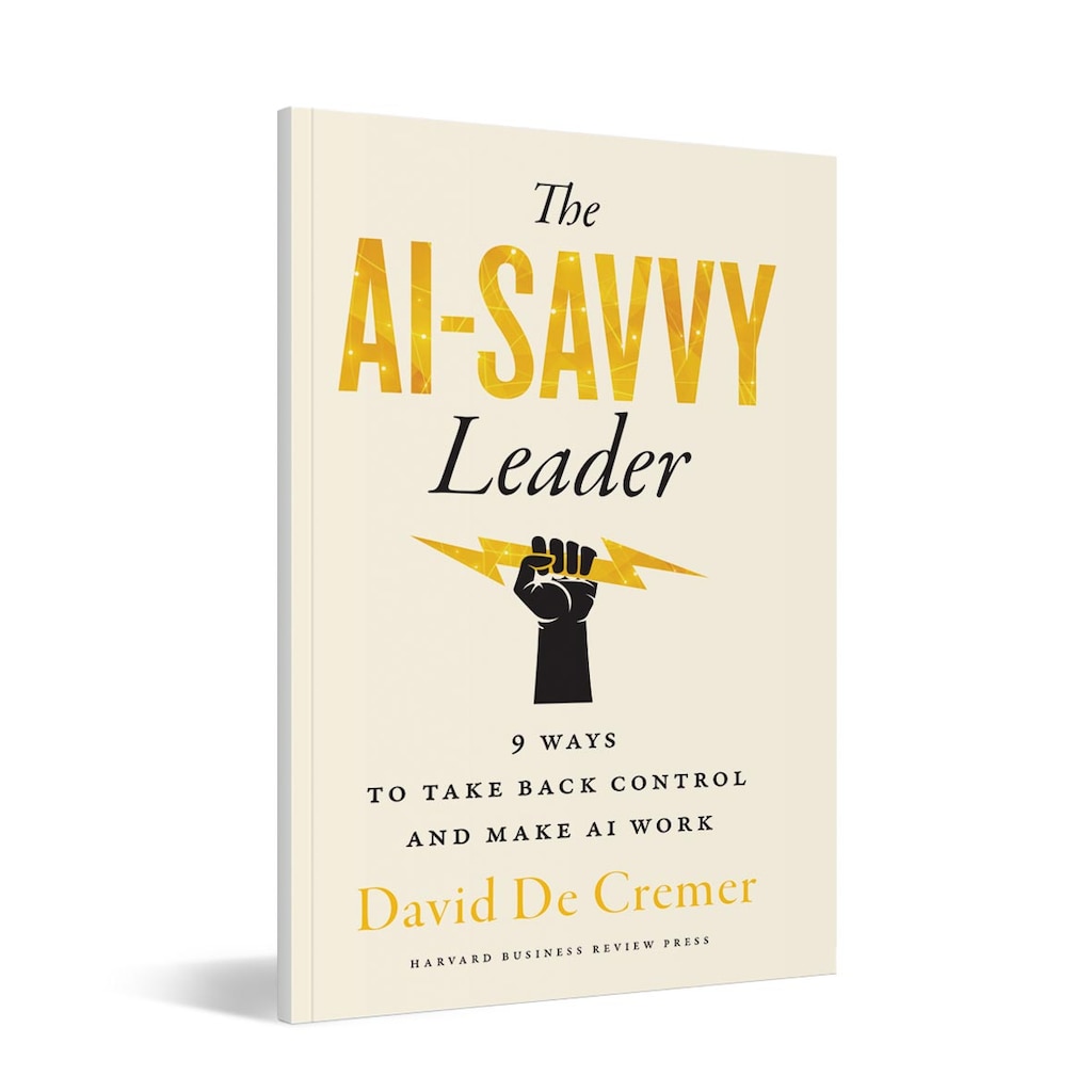 The AI-savvy leader, by David de Cremer