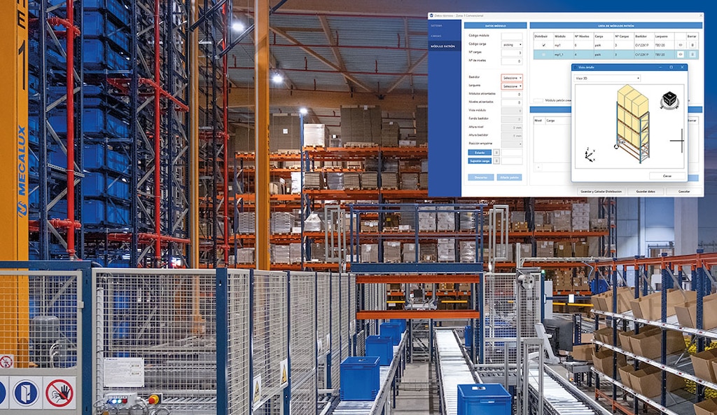 Interlake Mecalux generates technical documents and detailed 2D and 3D layouts