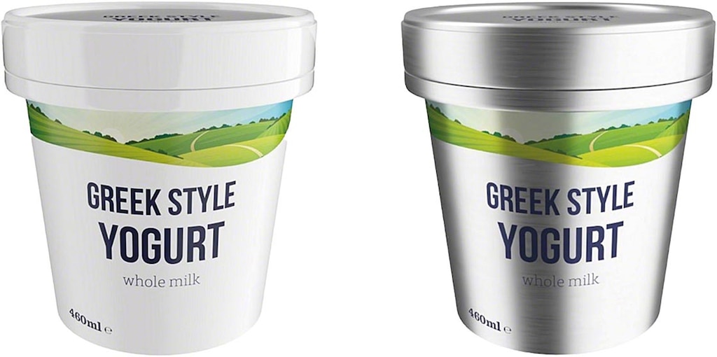 Single-use and reusable packaging shown in Study 2
