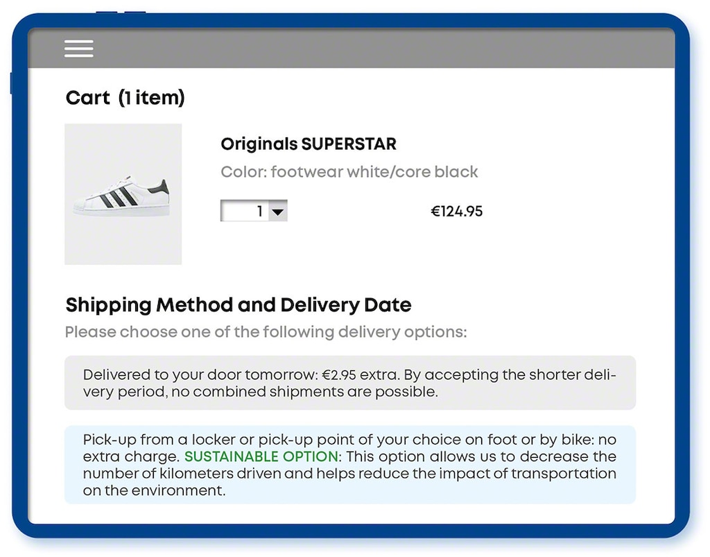 Sample (Survey 2, high price, information about sustainability, surcharge)