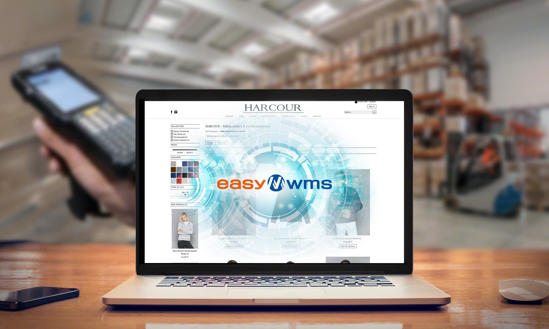 Harcour will digitize its omnichannel logistics strategy with Easy WMS