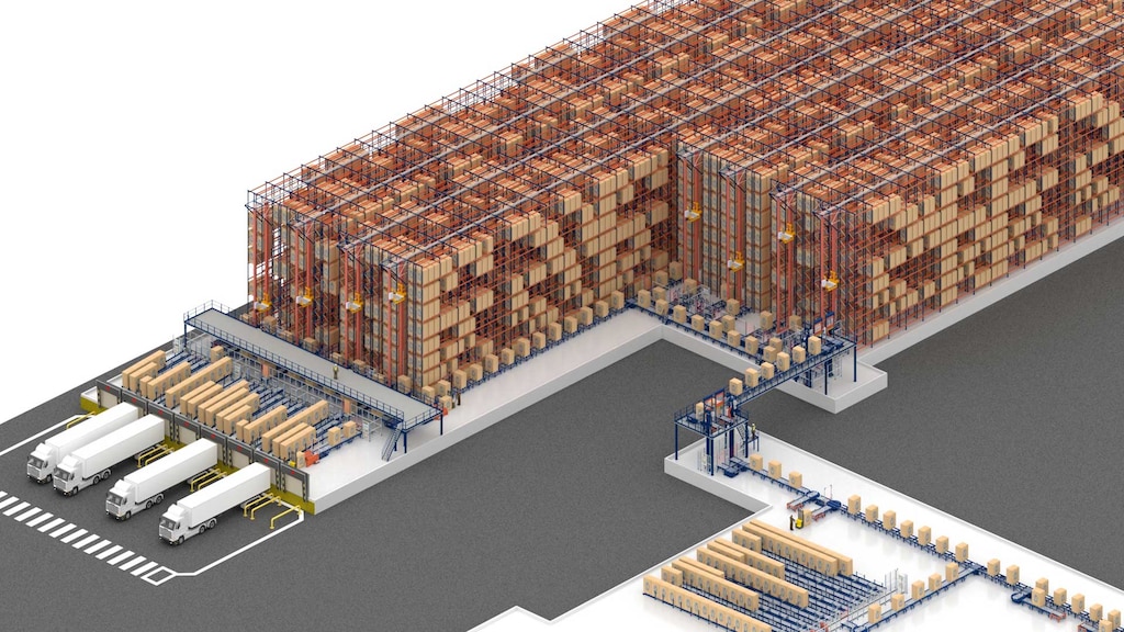 Slaur Sardet’s AS/RS in France managed by Easy WMS
