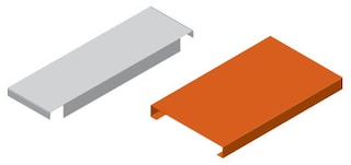 Shelf panels for pallet racking are available in different configurations