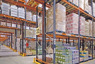 Pallet racking systems are ideal for housing many varied SKUs Pallet racking systems are ideal for housing many varied SKUs