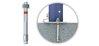 Pallet racking anchor bolt