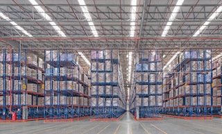 Double-deep pallet racking Double-deep pallet racking