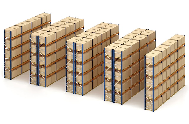 Pallet racks are an ideal storage system for managing varied SKUs