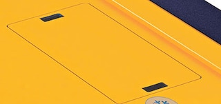 The top part of the Pallet Shuttle car has a compartment that stores the battery